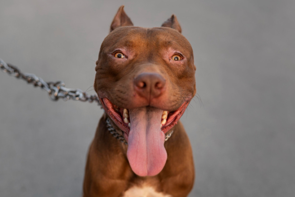 Foto gratuita retrato de perro pitbull Foto gratuita retrato de perro pitbull