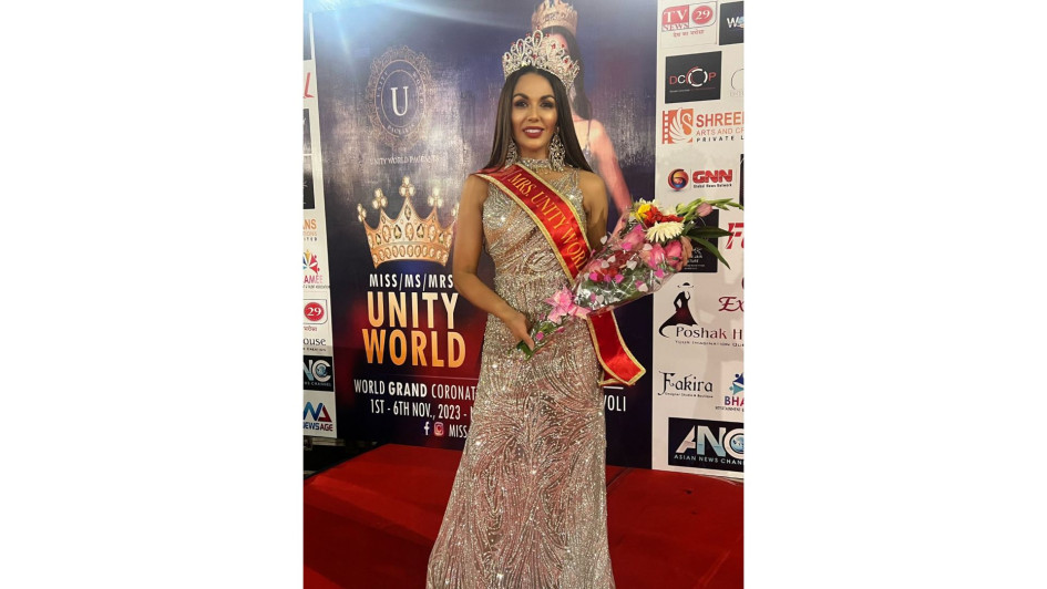 La abogada manizaleña Paula Andrea Cañón Buitrago logró el segundo lugar en el reinado Mrs. Unity World, en Nueva Delhi, capital de India. La abogada manizaleña Paula Andrea Cañón Buitrago logró el segundo lugar en el reinado Mrs. Unity World, en Nueva Delhi, capital de India.