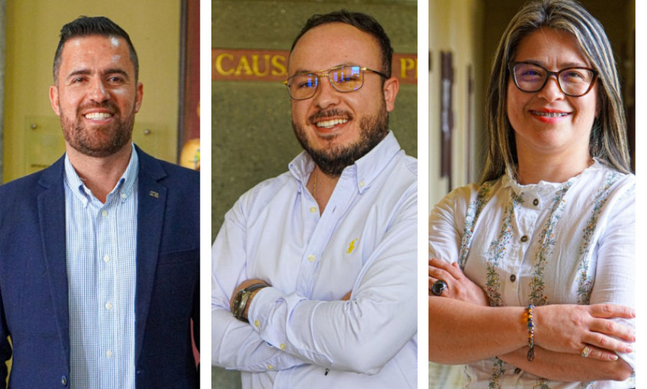 Manuel Orlando Correa Bedoya, Juan Manuel Marín López y Sandra Milena Ramírez Vasco.