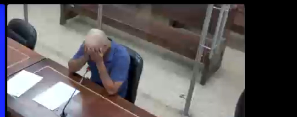 El señalado, en audiencia. El señalado, en audiencia.