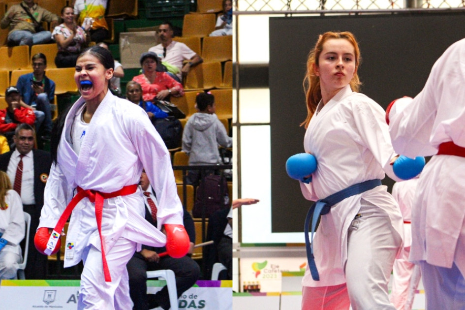 Medalla de plata y bronce para el karate femenino de Caldas Medalla de plata y bronce para el karate femenino de Caldas