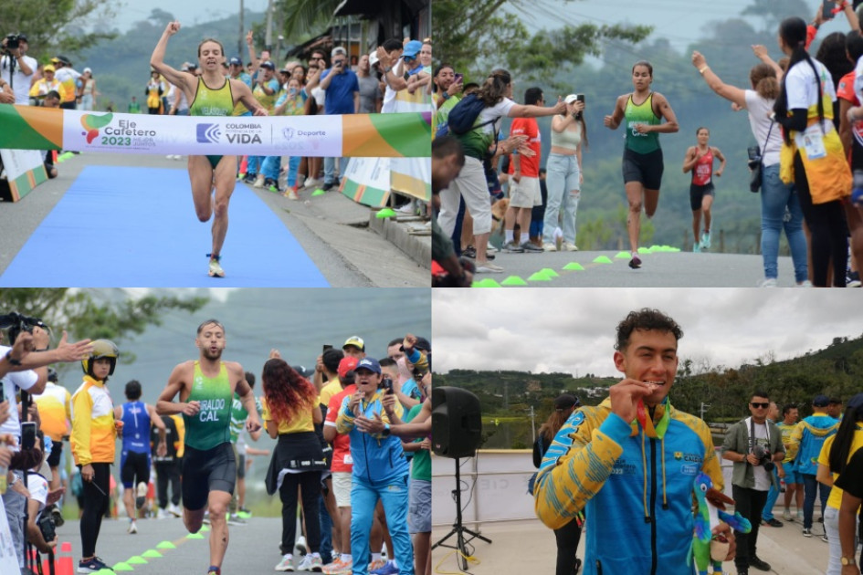 Día de desahogo para el triatlón de Caldas en los Juegos Nacionales Día de desahogo para el triatlón de Caldas en los Juegos Nacionales