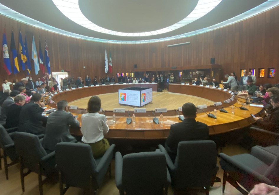 Acto de clausura del quinto Ciclo de la Mesa de Diálogos de Paz entre el Gobierno nacional y el Ejército de Liberación Nacional (Eln). Acto de clausura del quinto Ciclo de la Mesa de Diálogos de Paz entre el Gobierno nacional y el Ejército de Liberación Nacional (Eln).