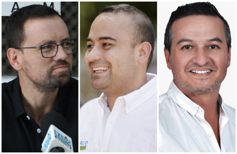 Luis Carlos Velásquez Cardona (izquierda), gobernador de Caldas; Marco Antonio Londoño Zuluaga (centro), alcalde de Supía, y Marlon Alexánder Tamayo Bustamante, mandatario de Riosucio. Luis Carlos Velásquez Cardona (izquierda), gobernador de Caldas; Marco Antonio Londoño Zuluaga (centro), alcalde de Supía, y Marlon Alexánder Tamayo Bustamante, mandatario de Riosucio.