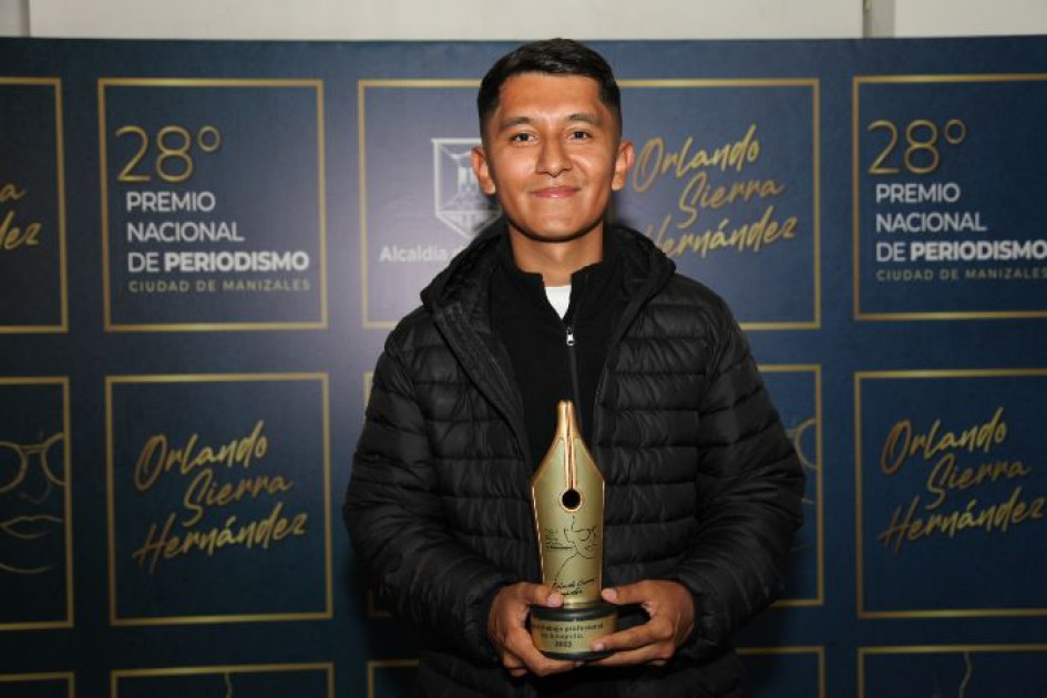El reportero gráfico de LA PATRIA Luis Fernando Trejos obtuvo el Premio Nacional de Periodismo Orlando Sierra Hernández a Mejor Trabajo Fotográfico. El reportero gráfico de LA PATRIA Luis Fernando Trejos obtuvo el Premio Nacional de Periodismo Orlando Sierra Hernández a Mejor Trabajo Fotográfico.