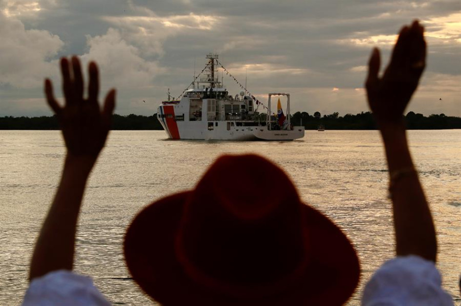 Zarpa hacia la Antártida el buque científico más grande construido en Colombia Zarpa hacia la Antártida el buque científico más grande construido en Colombia