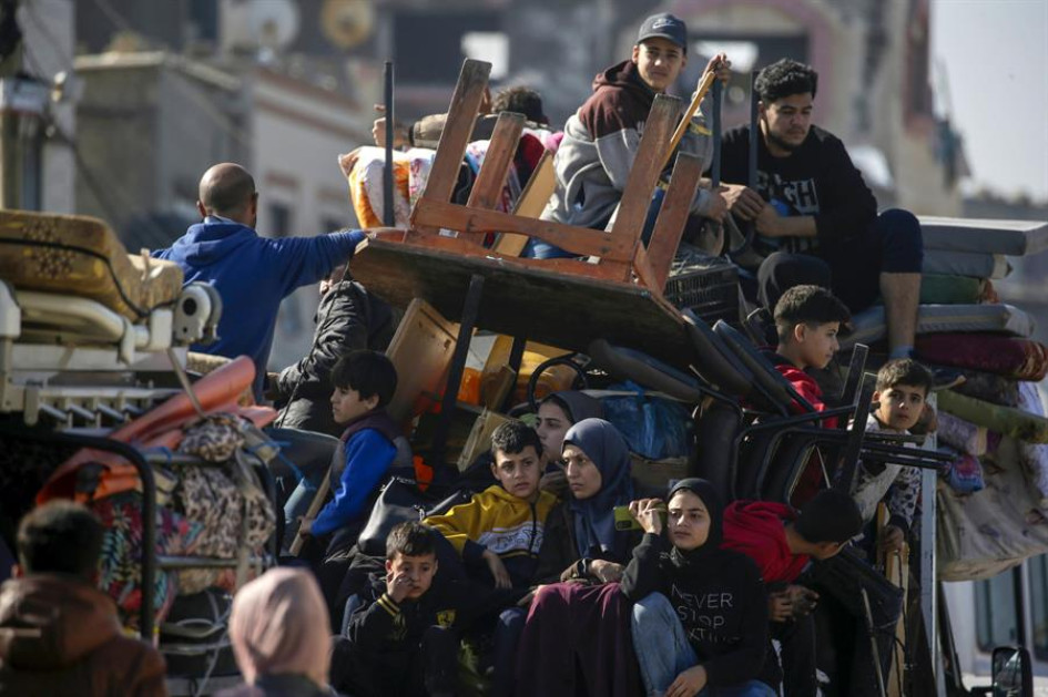 Los desplazados en Gaza superan los dos millones según las autoridades de la Franja Los desplazados en Gaza superan los dos millones según las autoridades de la Franja