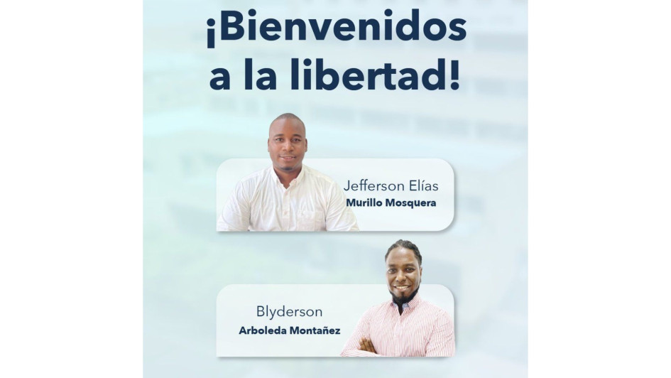 El registrador delegado del Chocó, Jefferson Murillo, estaba secuestrado junto al coordinador del Sena Blyderson Arboleda. Ambos fueron dejados en libertad este martes. El registrador delegado del Chocó, Jefferson Murillo, estaba secuestrado junto al coordinador del Sena Blyderson Arboleda. Ambos fueron dejados en libertad este martes.