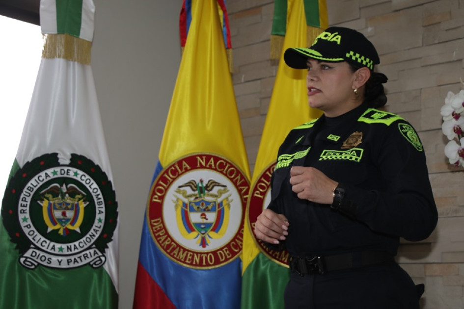 Liliana Andrea Jiménez Falla asumió en diciembre como comandante de la Policía de Caldas. Liliana Andrea Jiménez Falla asumió en diciembre como comandante de la Policía de Caldas.