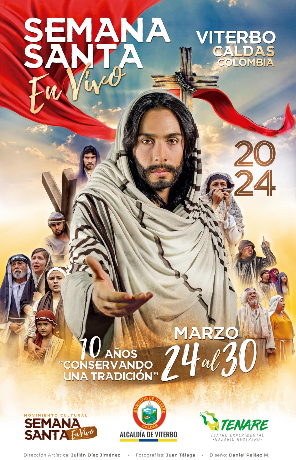 Salió la imagen oficial de la Semana Santa en Vivo de Viterbo 2024. Según la Alcaldía, es la obra de teatro al aire libre más grande de Colombia. Salió la imagen oficial de la Semana Santa en Vivo de Viterbo 2024. Según la Alcaldía, es la obra de teatro al aire libre más grande de Colombia.