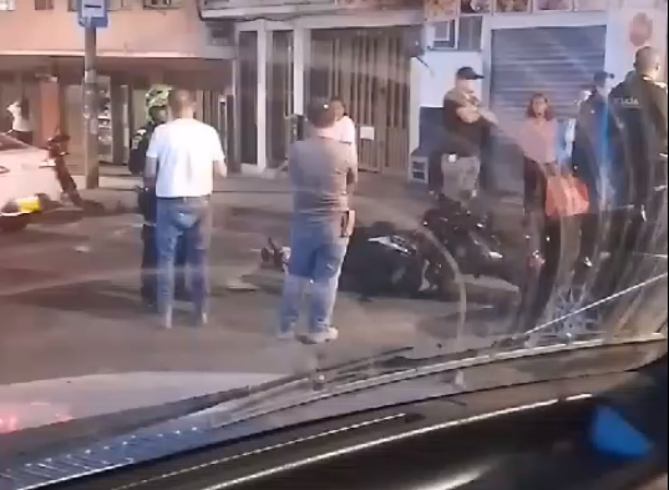 Accidente en el barrio San Jorge. Accidente en el barrio San Jorge.