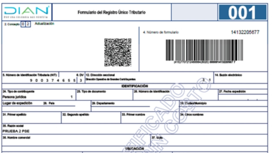 Como-saber-si-tengo-RUT Formato del RUT de la DIAN