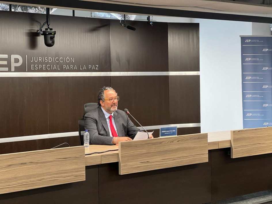 Roberto Vidal, presidente de la JEP. Roberto Vidal, presidente de la JEP.