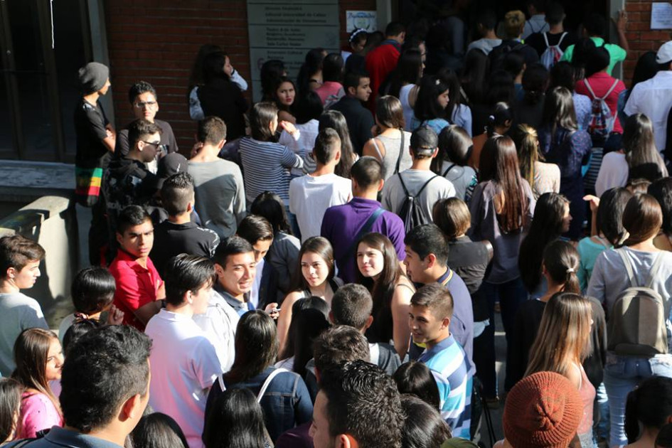 Foto|Archivo|LA PATRIA La Universidad de Caldas realiza procesos de inducción con los alumnos nuevos como estrategia para que no abandonen sus estudios y así evitar la deserción, de las situaciones que están llevando a que los jóvenes no vean oportunidades en el estudio. Foto|Archivo|LA PATRIA La Universidad de Caldas realiza procesos de inducción con los alumnos nuevos como estrategia para que no abandonen sus estudios y así evitar la deserción, de las situaciones que están llevando a que los jóvenes no vean oportunidades en el estudio.