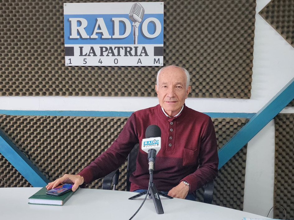 Justo Pastor López, gerente de la Plaza de Mercado de Manizales, en su visita a LA PATRIA Radio. Justo Pastor López, gerente de la Plaza de Mercado de Manizales, en su visita a LA PATRIA Radio.