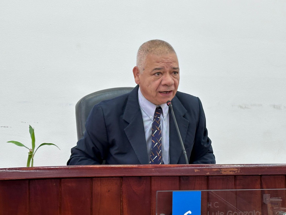 Luis Gonzalo Valencia, presidente del Concejo de Manizales por el Partido Conservador. Luis Gonzalo Valencia, presidente del Concejo de Manizales por el Partido Conservador.