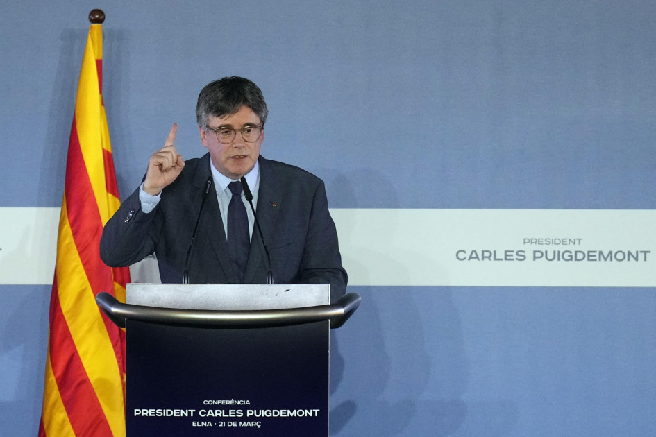 Carles Puigdemont, expresidente de la Generalitat de Cataluña. Carles Puigdemont, expresidente de la Generalitat de Cataluña.