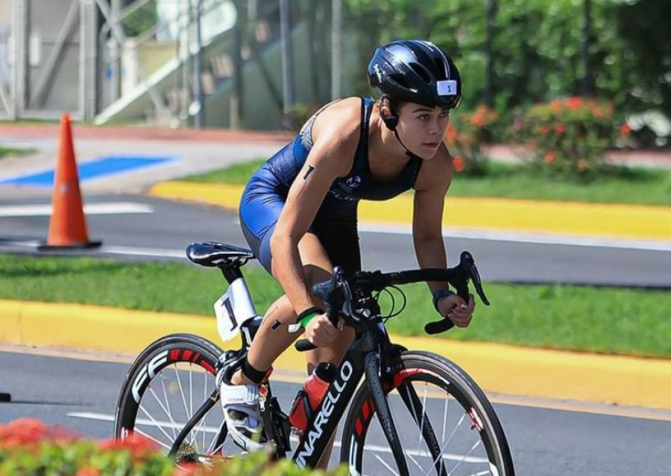 La triatleta Valentina Villa La triatleta Valentina Villa
