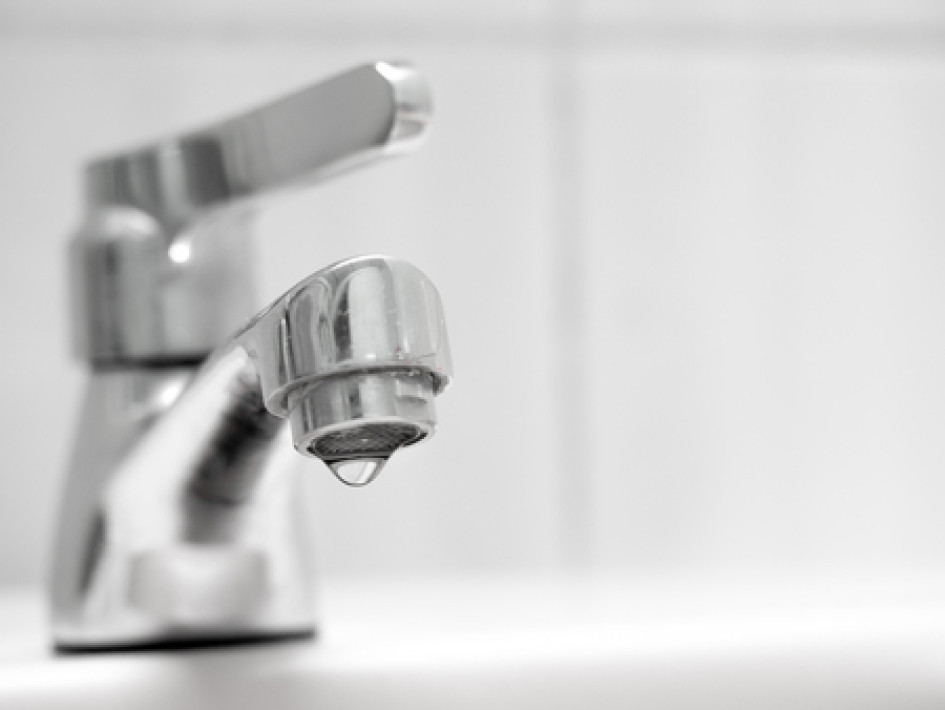 Ilustración sobre corte de agua