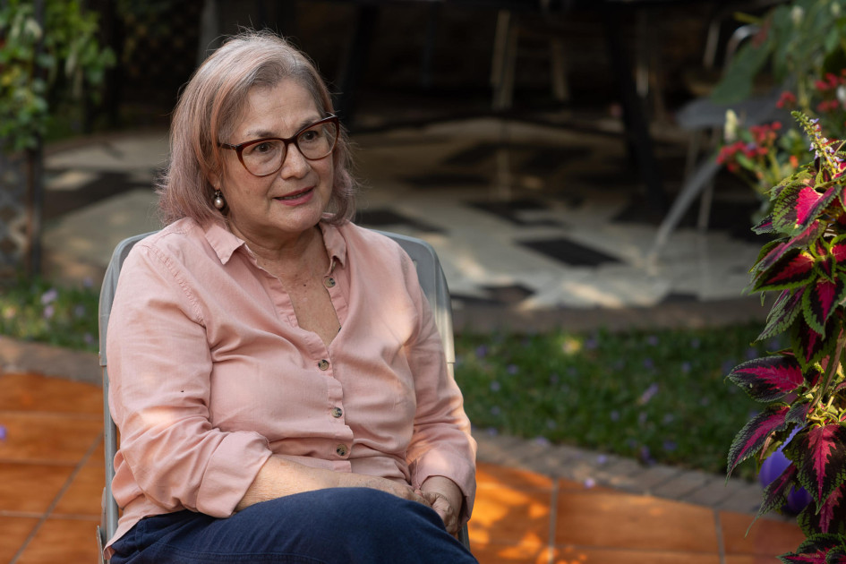 La periodista y defensora de la libertad de expresión Evelyn Blanck La periodista y defensora de la libertad de expresión Evelyn Blanck