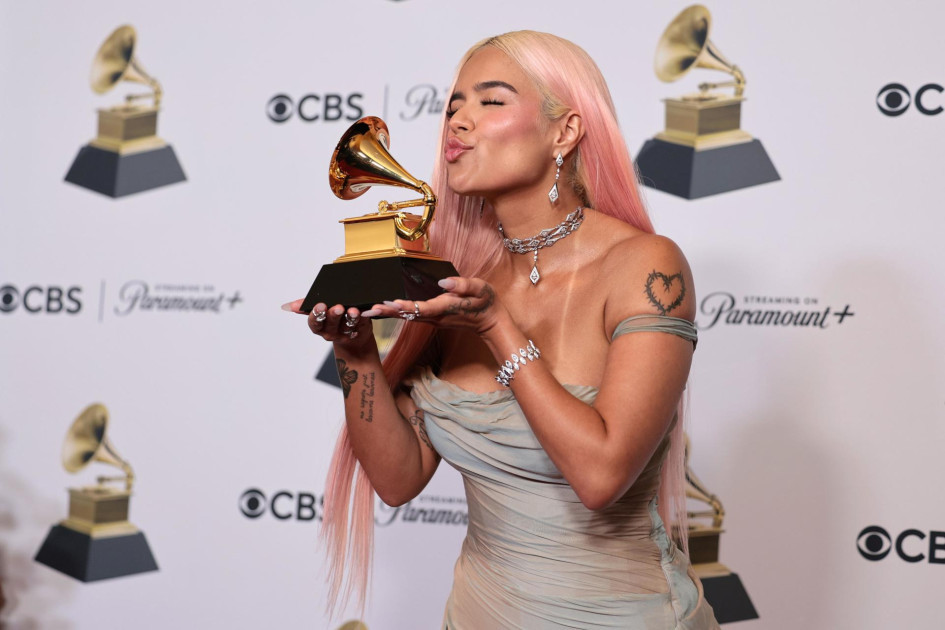 La artista paisa Karol G obtuvo su primer gramófono dorado en los premios estadounidenses. La artista paisa Karol G obtuvo su primer gramófono dorado en los premios estadounidenses.