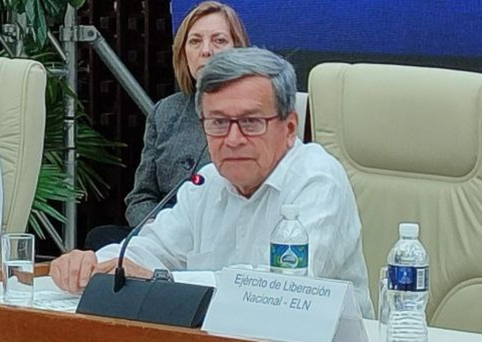 Pablo Beltrán, comandante del Eln. Pablo Beltrán, comandante del Eln.