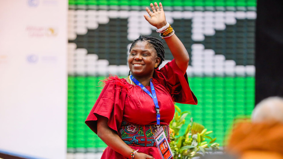 Francia Márquez durante su gira por África el año pasado. Francia Márquez durante su gira por África el año pasado.