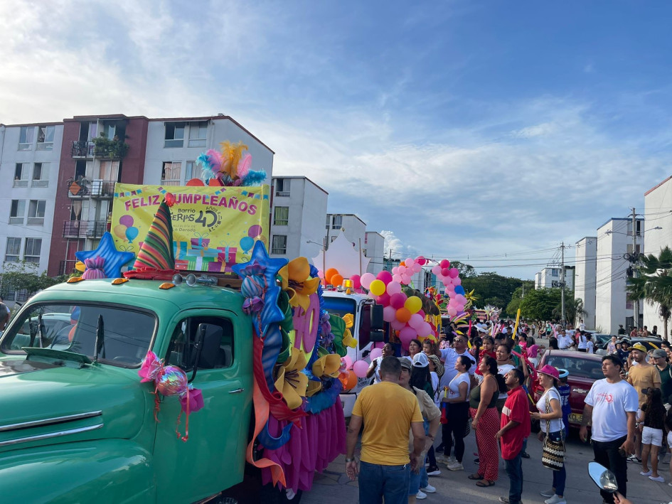 Los doradenses disfrutaron del cumpleaños del barrio Las Ferias. Los doradenses disfrutaron del cumpleaños del barrio Las Ferias.