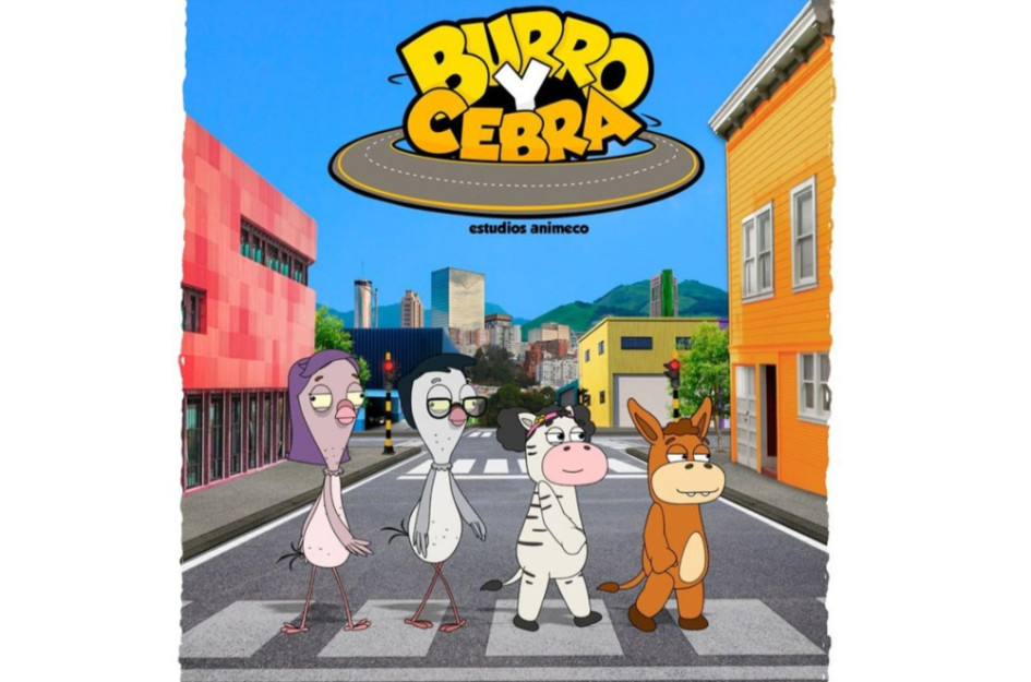 Esta es una imagen de la nueva serie animada que se podrá ver los fines de semana. Para más información de la productora puede ingresar a Instagram (@zootexniatv) o Facebook (zootexnia123 o Estudios Animeco). Burro y Cebra