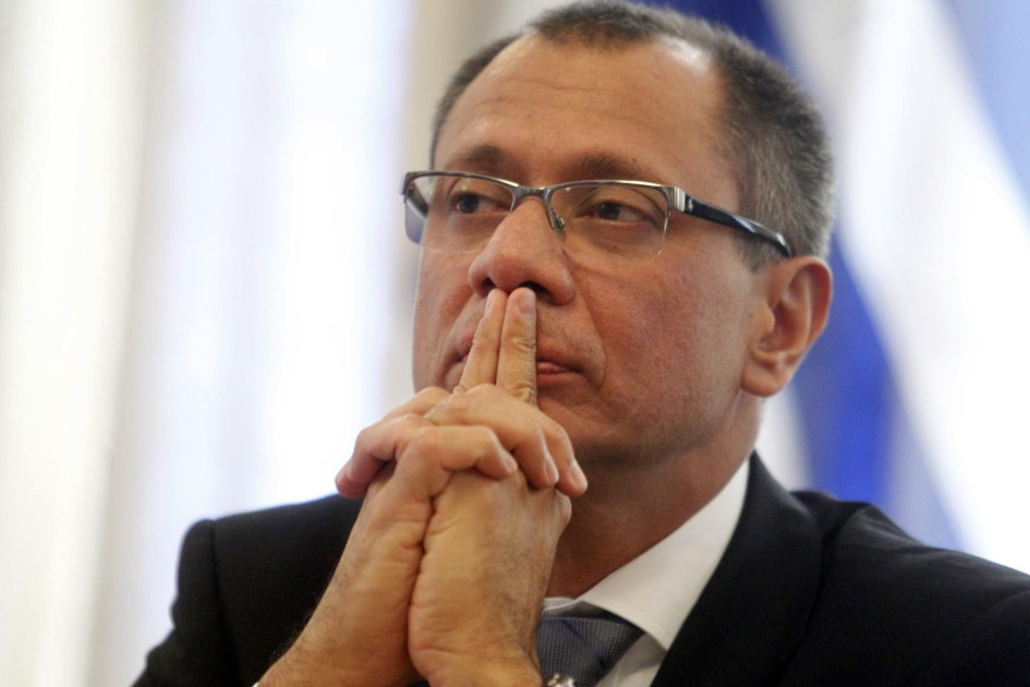 El exvicepresidente de Ecuador Jorge Glas El exvicepresidente de Ecuador Jorge Glas
