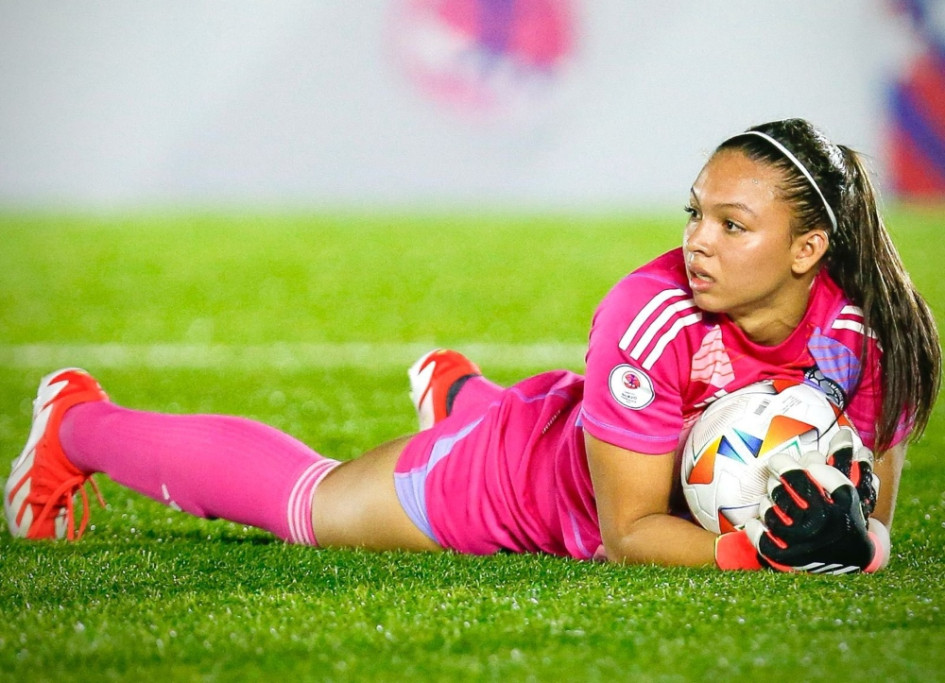 Ella es Luisa Fernanda Agudelo, la portera titular de la Selección Colombia Femenina Sub-20. Ella es Luisa Agudelo, la portera titular de la Selección Colombia Femenina Sub-20.