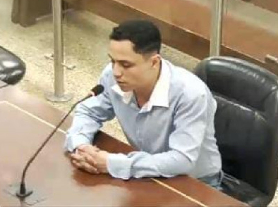 Sergio Andrés Carmona estaba en domiciliaria. Sergio estaba en domiciliaria.