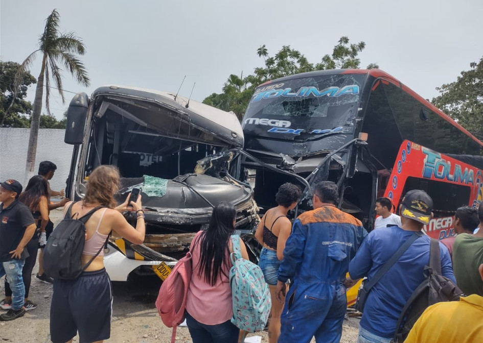 Este es el accidente en el que falleció el conductor. Accidente de tránsito