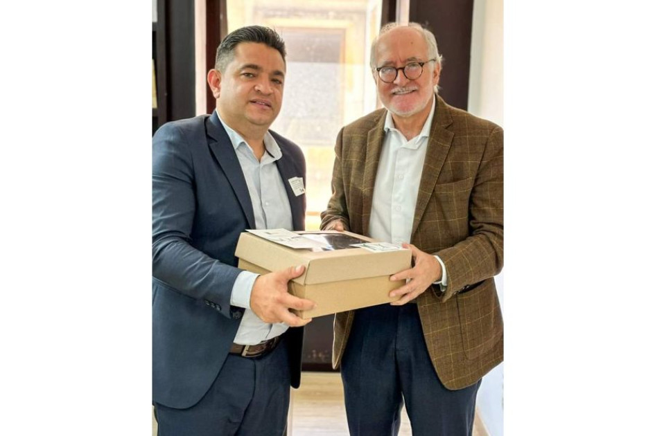 El alcalde de Marquetalia, Edwin Jesús Sánchez; y el senador caldense, Guido Echeverri. El alcalde de Marquetalia, Edwin Jesús Sánchez; y el senador caldense, Guido Echeverri.