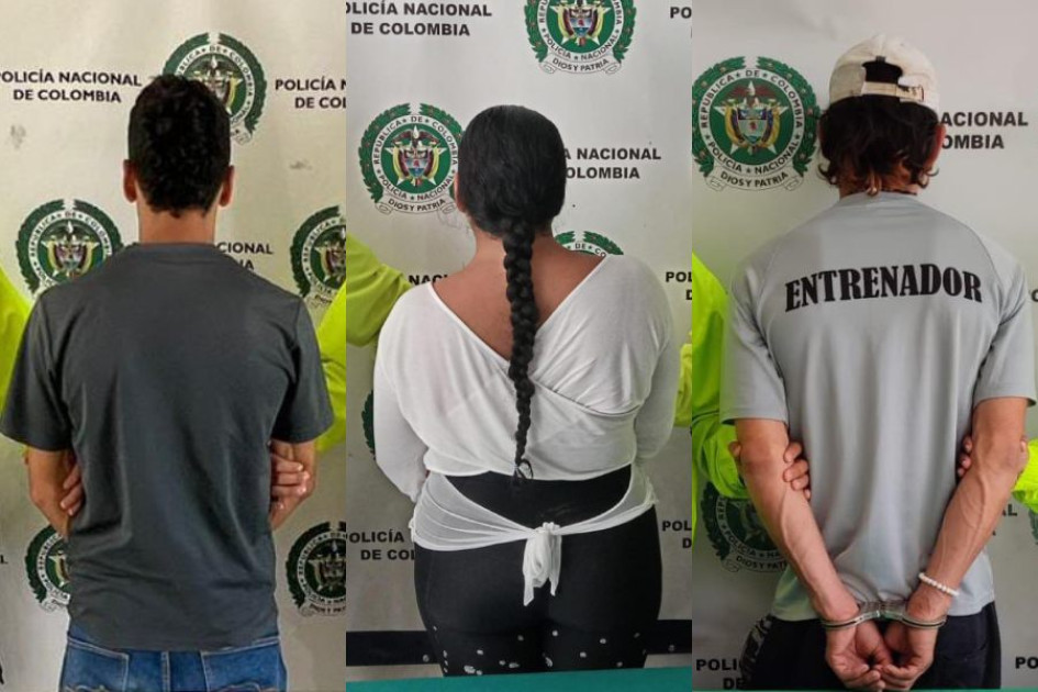 Tres de los cuatro capturados en municipios de Caldas. Tres de los cuatro capturados en municipios de Caldas.