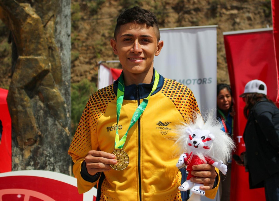 Juan David Restrepo, ciclista caldense.