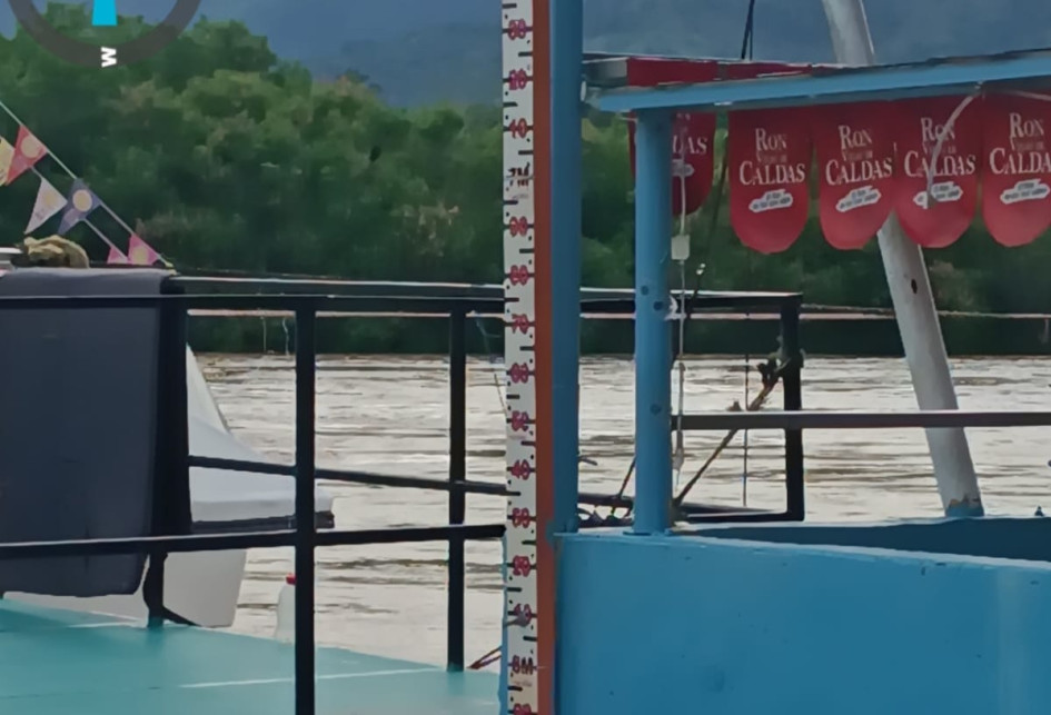 El nivel del río Magdalena ha superado los 5 metros de altura en La Dorada. El nivel del río Magdalena ha superado los 5 metros de altura en La Dorada.
