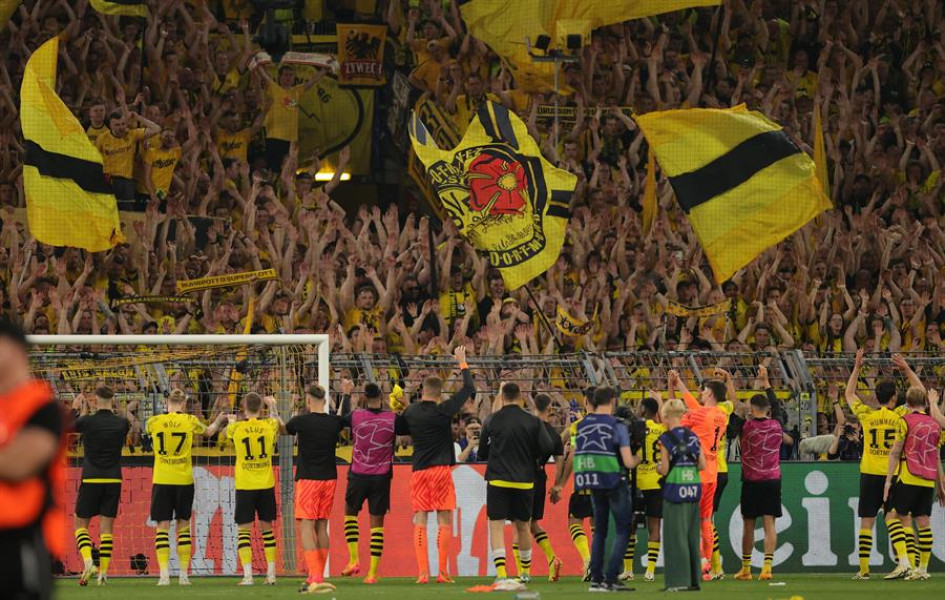 Borussia Dortmund El Borussia Dortmund, con un tanto de Füllkrug en la primera parte, ganó 1-0 al París Saint-Germain en el estadio Signal Iduna Park