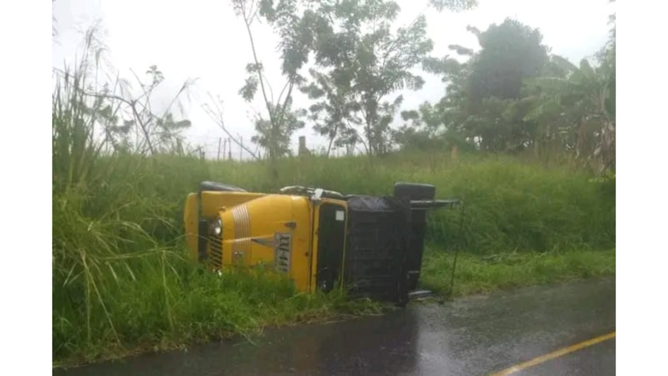 El accidente ocurrió en la vía a la vereda Floresta de Chinchiná. El accidente ocurrió en la vía a la vereda Floresta de Chinchiná.