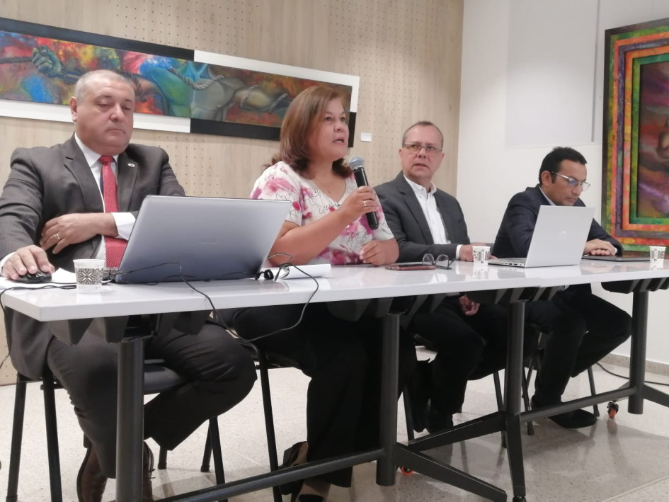La designada vicerrectora de la U. Nacional sede Manizales, Diana María Cárdenas, habló en rueda de prensa en la mañana de este jueves. La designada vicerrectora de la U. Nacional sede Manizales, Diana María Cárdenas, habló en rueda de prensa en la mañana de este jueves.