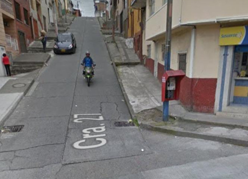 Zona del accidente. Zona del accidente.
