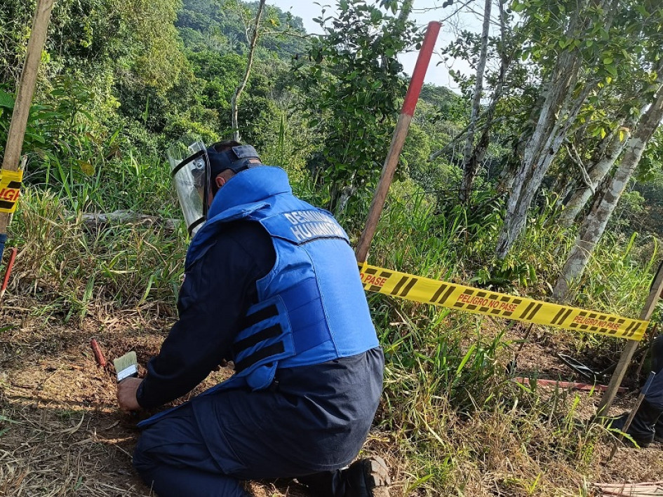 Las labores de desminado duraron cinco años en Marulanda.