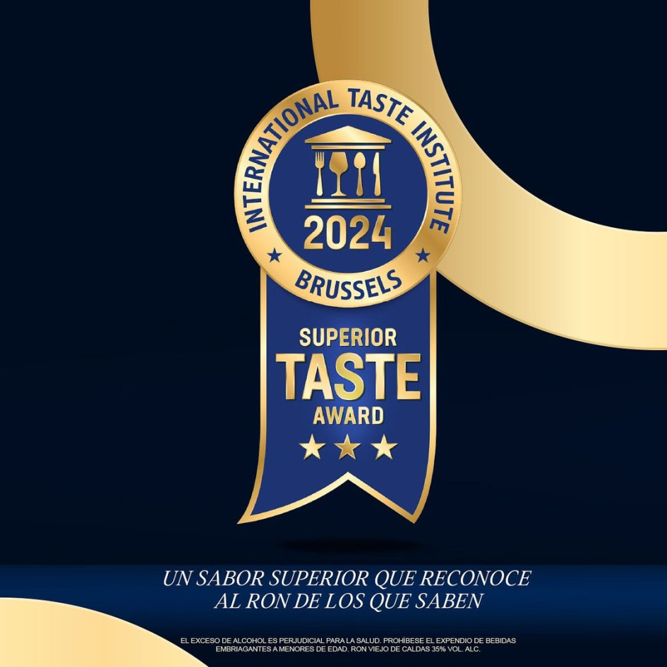 Superior Taste Awards 2024 Ron Viejo de Caldas Juan de la Cruz y Gin Bosque de Indias en los Superior Taste Awards 2024