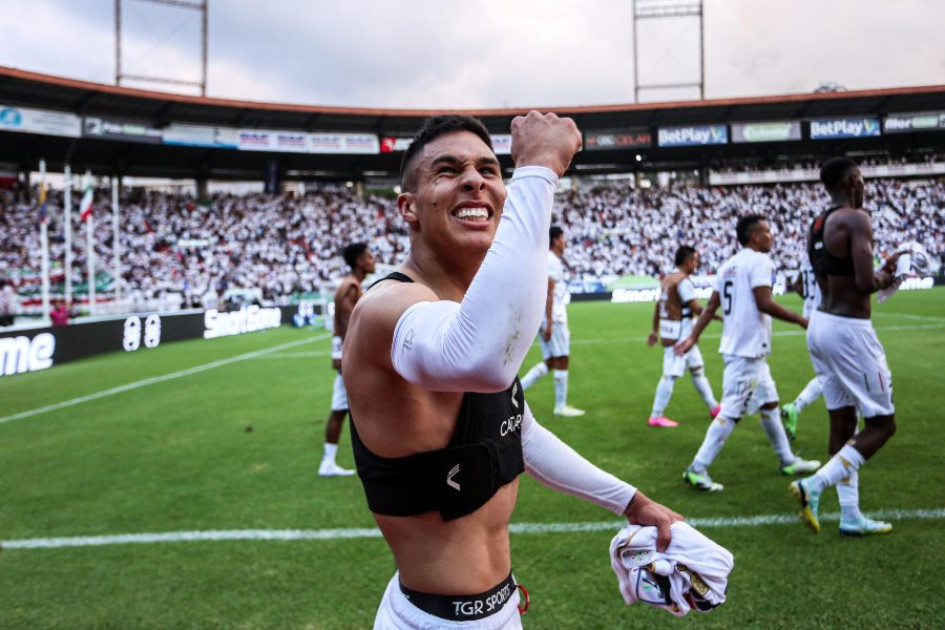 El jugador bogotano Mateo García. El jugador bogotano Mateo García.