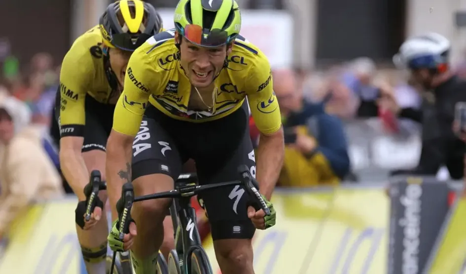 Primoz Roglic, ciclista esloveno. Primoz Roglic, ciclista esloveno.