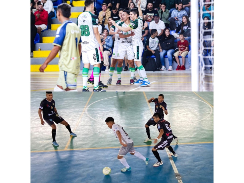 La U. de Manizales (arriba) venció 5-1 a Sanpas de Boyacá. Atlético La Dorada (abajo) hizo lo mismo 3-2 contra Icsin del Valle. La U. de Manizales (arriba) venció 5-1 a Sanpas de Boyacá. Atlético La Dorada (abajo) hizo lo mismo 3-2 contra Icsin del Valle.