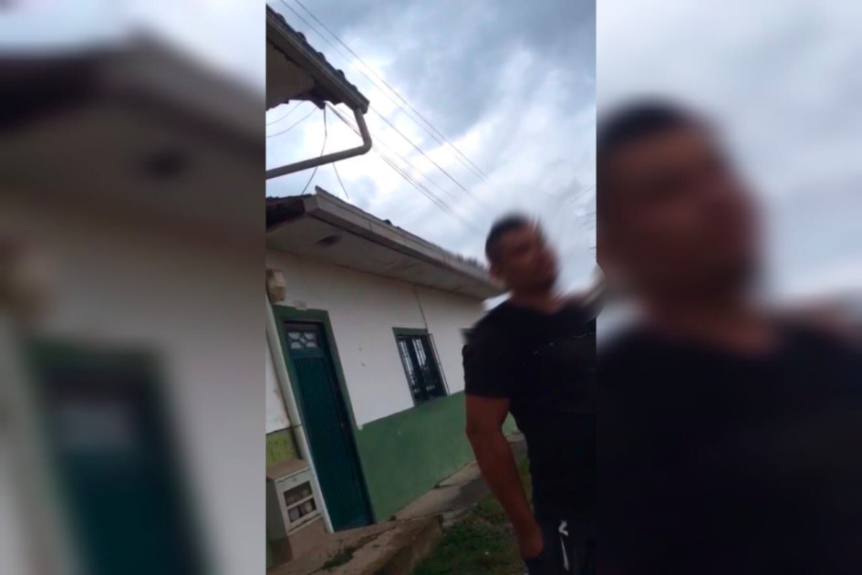 El hombre que amenazó a las agentes de tránsito. El hombre que amenazó a las agentes de tránsito.