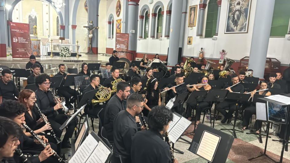 La Banda Sinfónica Nacional de Colombia en el Templo Nuestra Señora de la Candelaria de Riosucio (Caldas) La Banda Sinfónica Nacional de Colombia en el Templo Nuestra Señora de la Candelaria de Riosucio (Caldas)