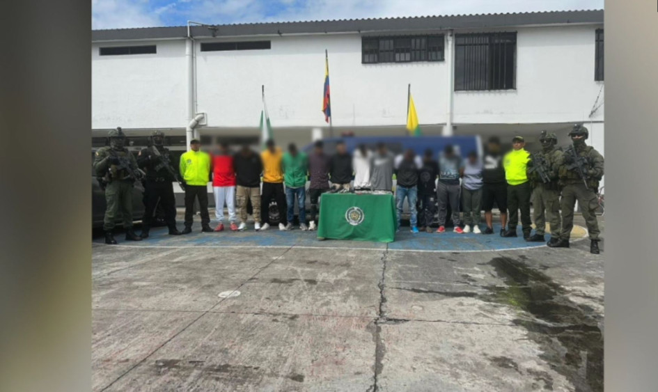 Miembros de la banda criminal La Cordillera capturados en Pereira y Dosquebradas (Risaralda). Miembros de la banda criminal La Cordillera capturados en Pereira y Dosquebradas (Risaralda).