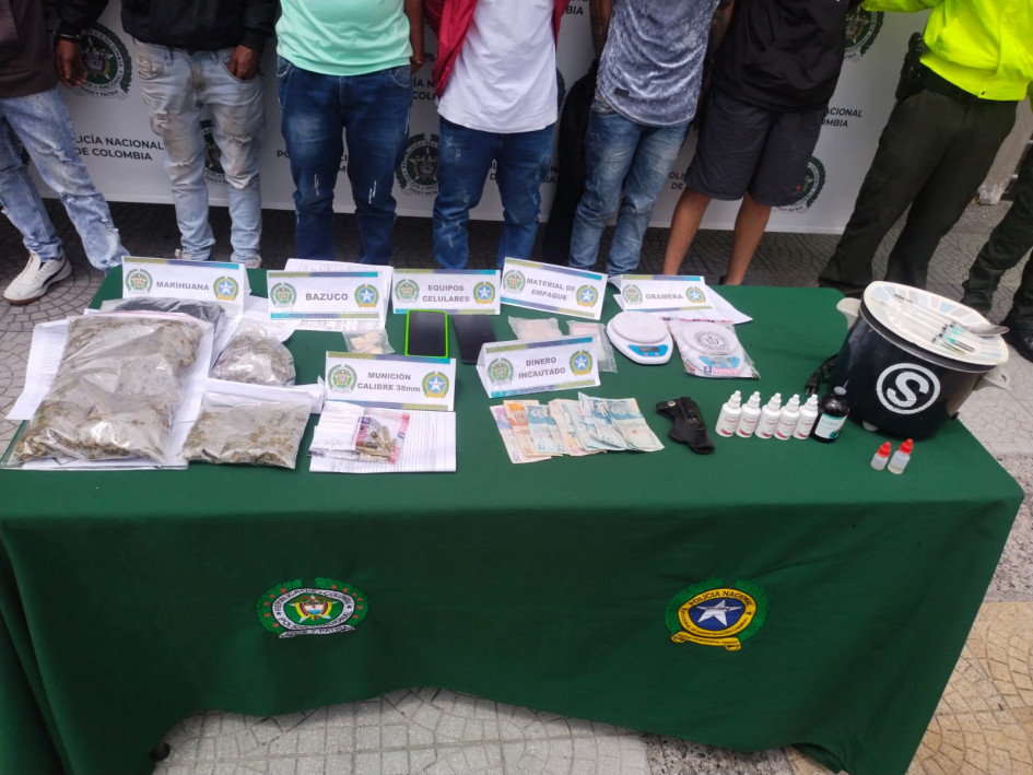 Elementos incautados en el primer operativo. Elementos incautados en el primer operativo.